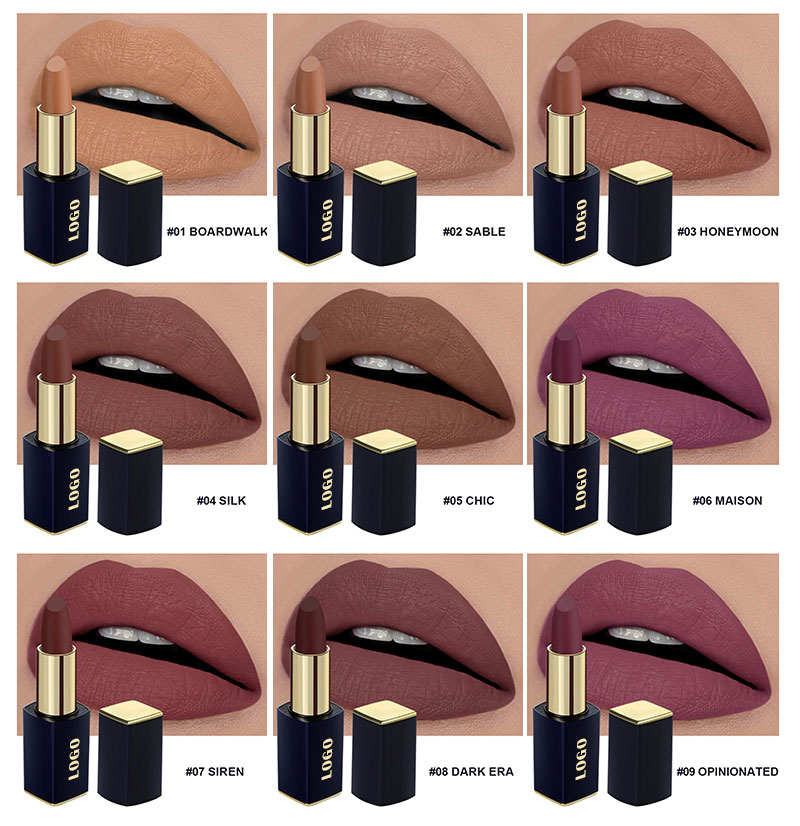 Lipstick color shades