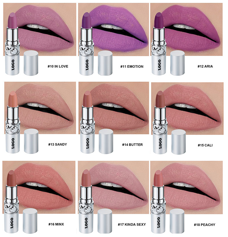 Lipstick color shades
