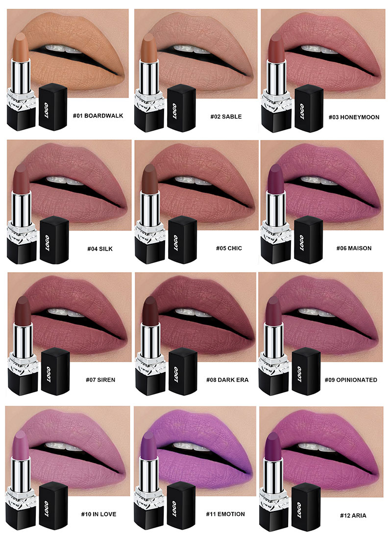Lipstick color shades