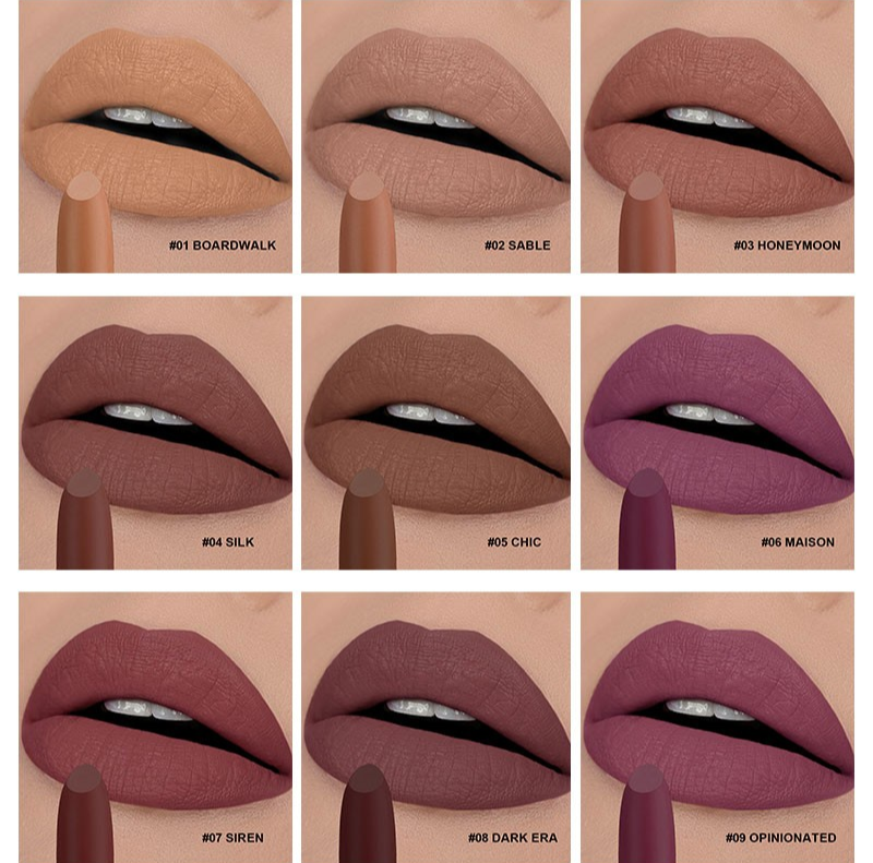 Lipstick color shades