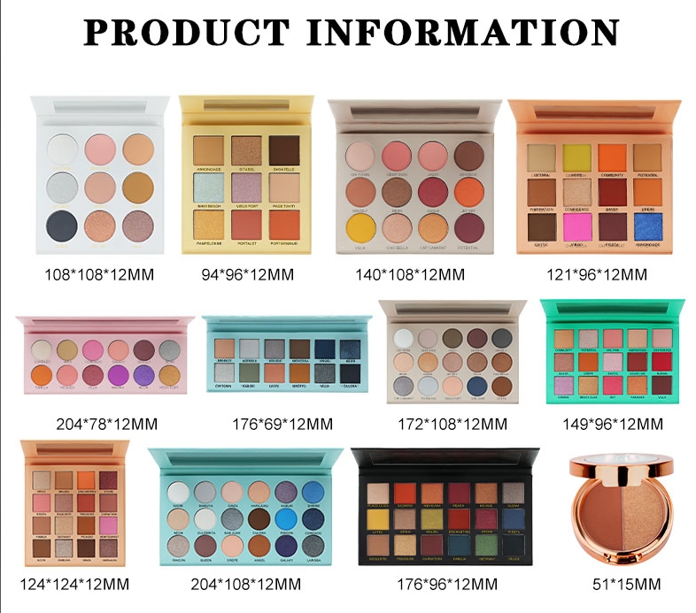 Eyeshadow palette factory