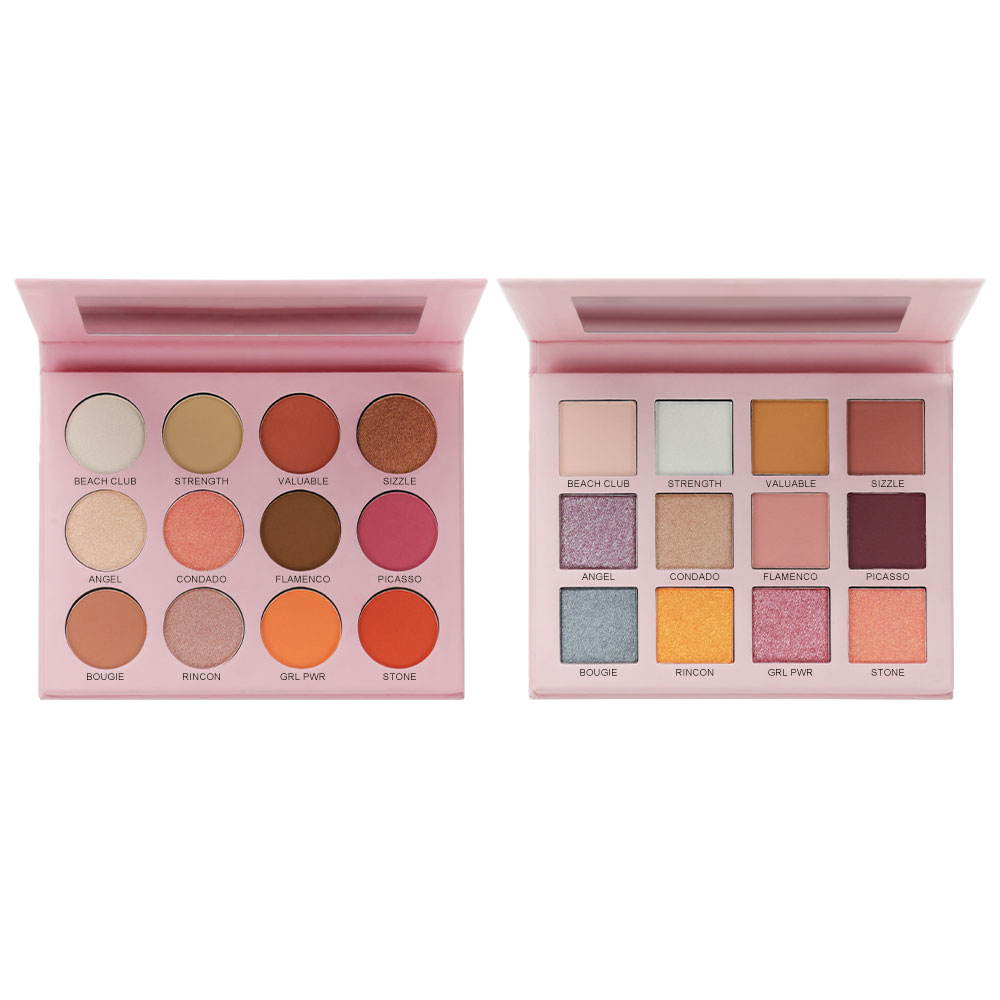 Natural Vegan 12 Colors Eyeshadow Palette Factory