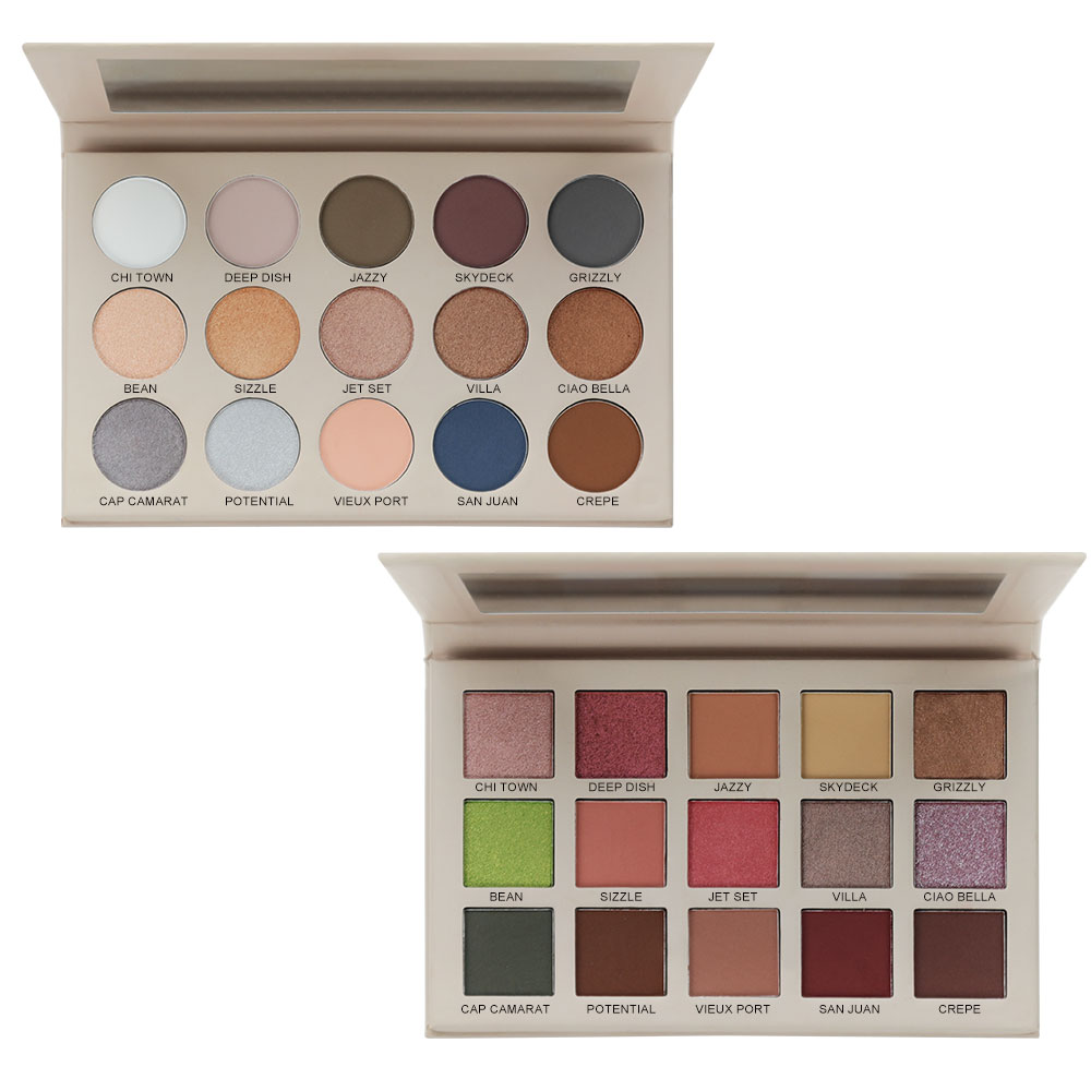 Shimmer 15C Colors Eyeshadow Palette Supplier