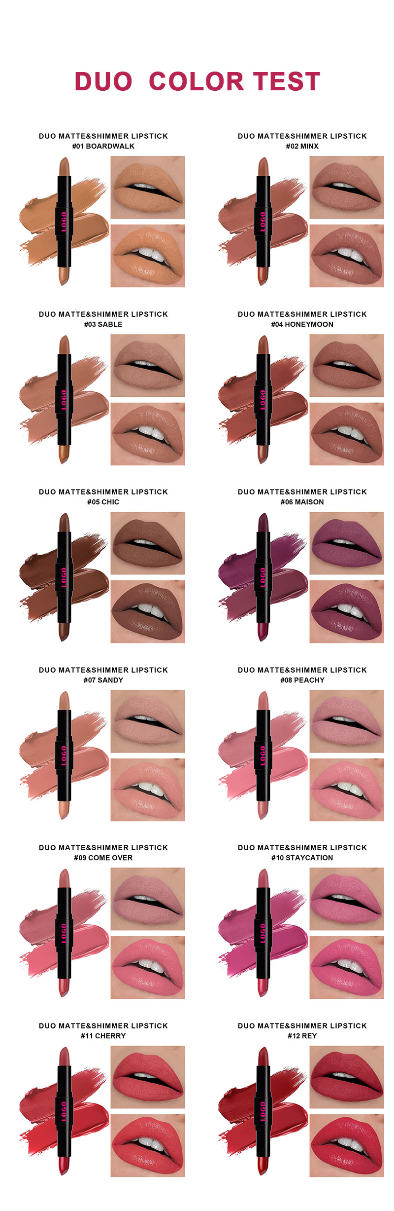 Duo lipstick factory
