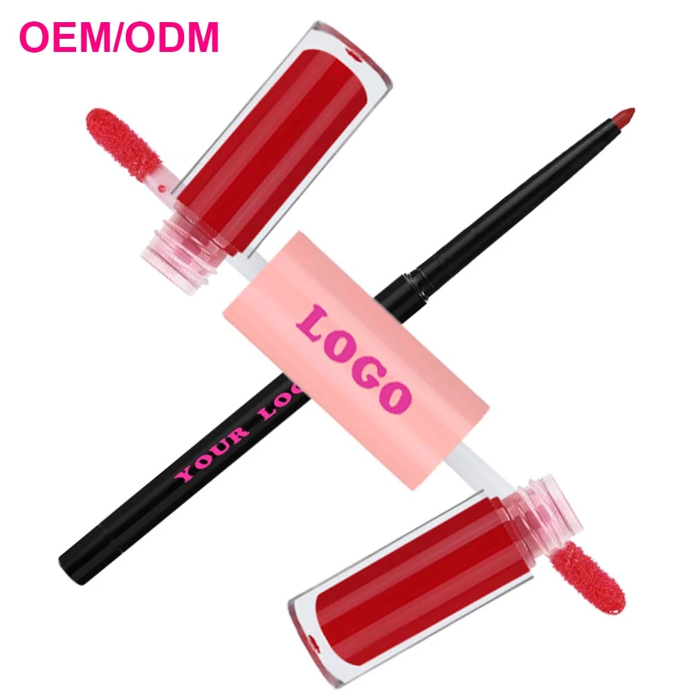 Duo lip gloss lip liner factory