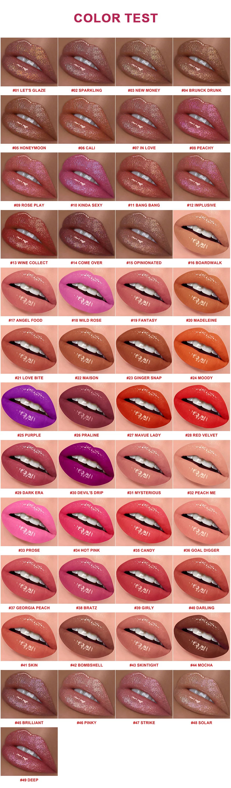 Lip gloss supplier