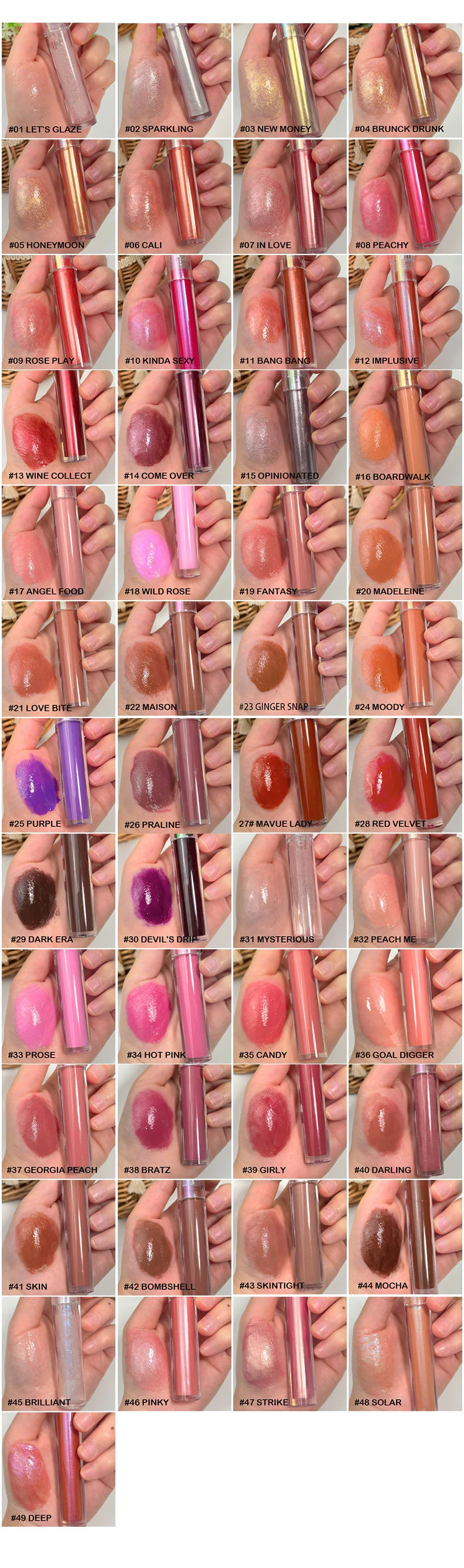 Lip gloss supplier