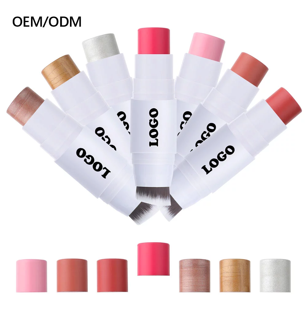 Matte Shimmer Face Makeup Creamy Blush Stick Supplier