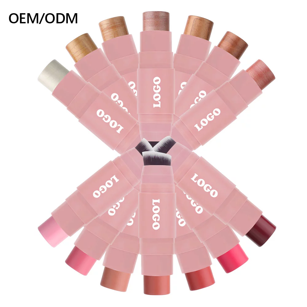 Long Lasting Pigment Blendable Blush Makeup Stick Factory