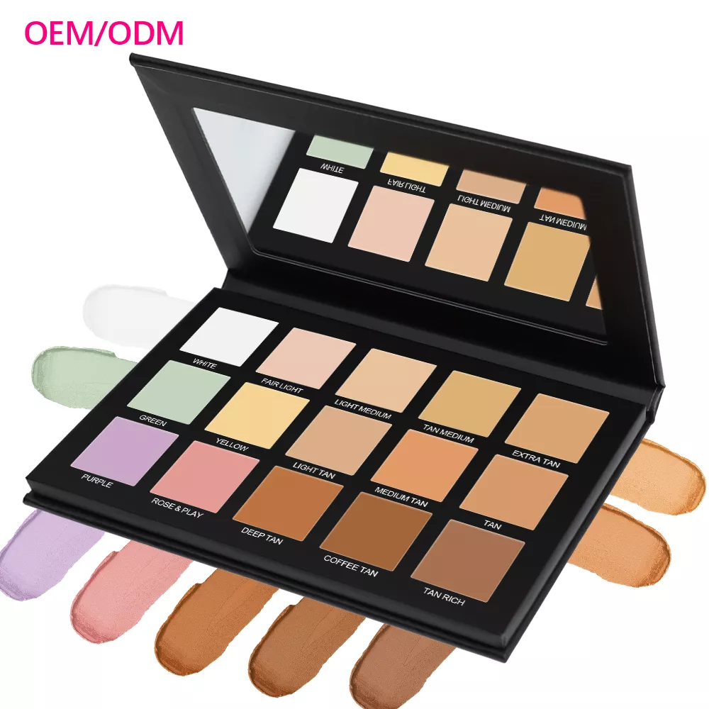 Private Label Full Coverage Cream Correcting Color Corrector Palette Factory