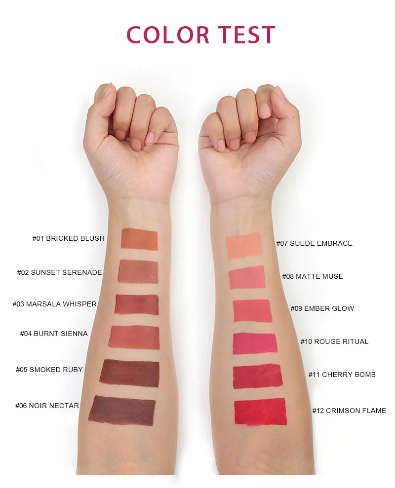 Matte lipstick palette supplier