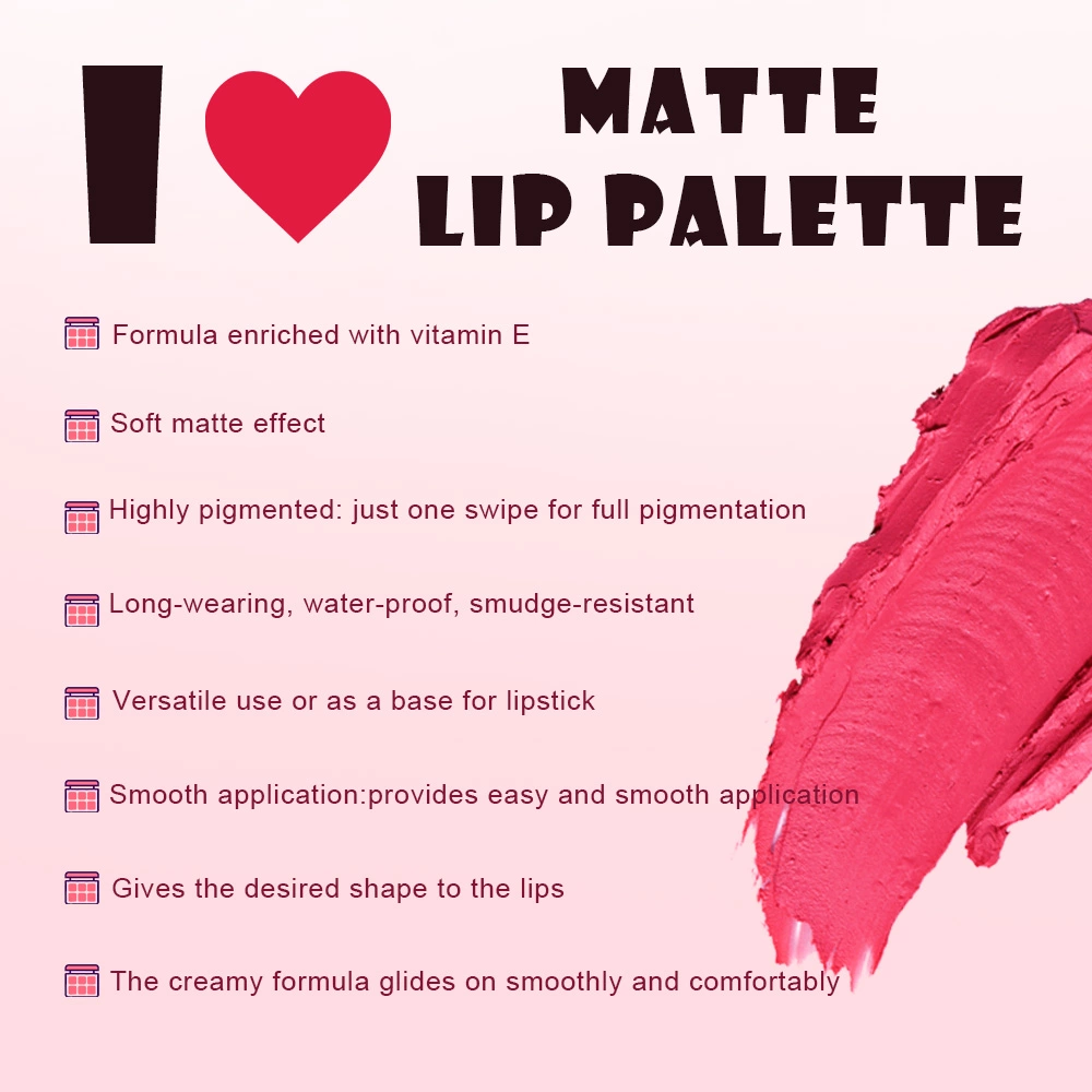 Matte Lipstick Palette Supplier