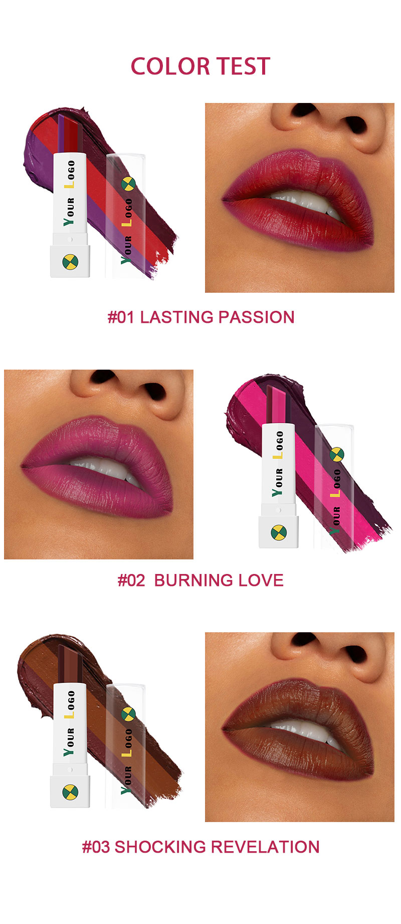 Makeup lipstick palette supplier