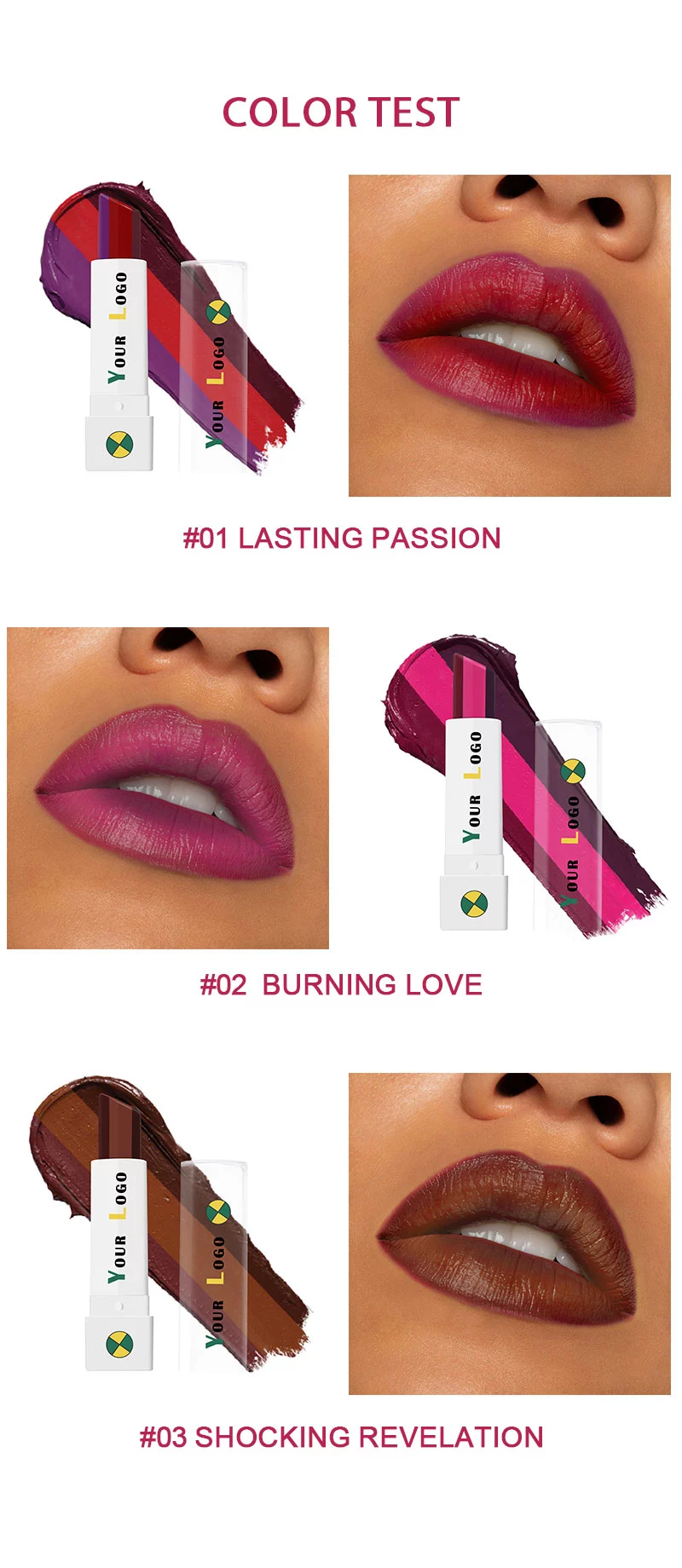 Ombre lipstick supplier