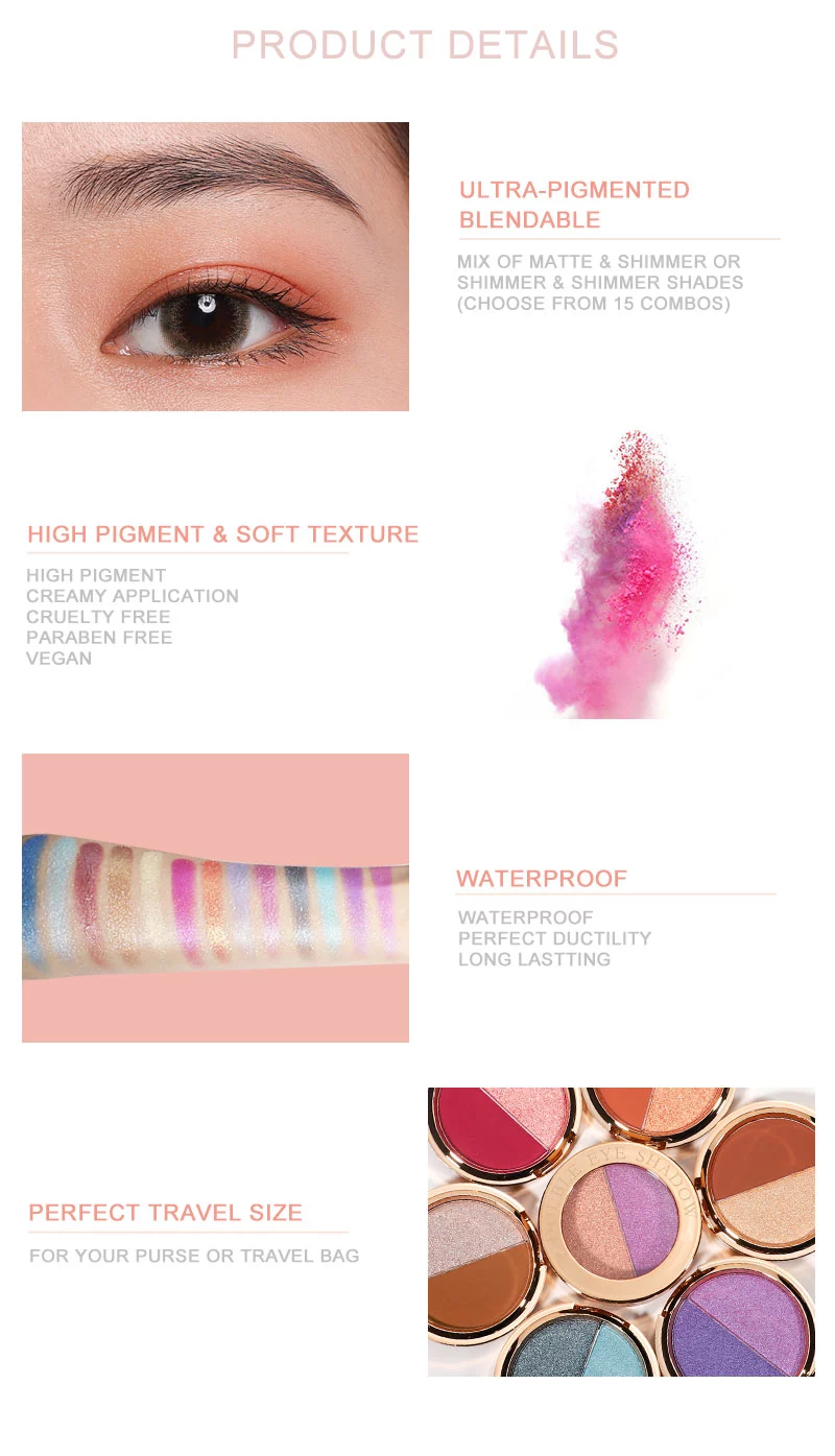 Duo eyeshadow supplier