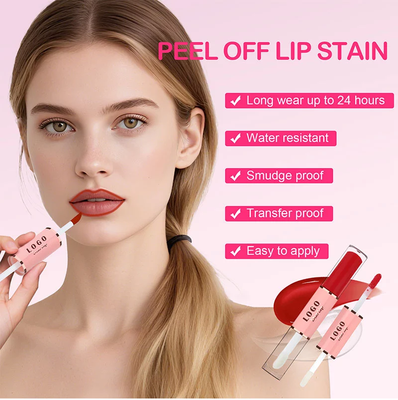 Dual head 2 in 1 lip stain