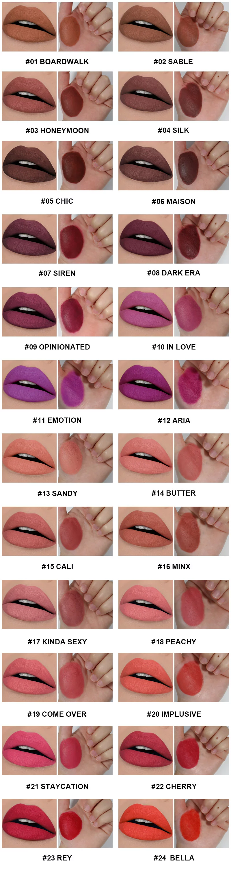 Matte lipstick supplier