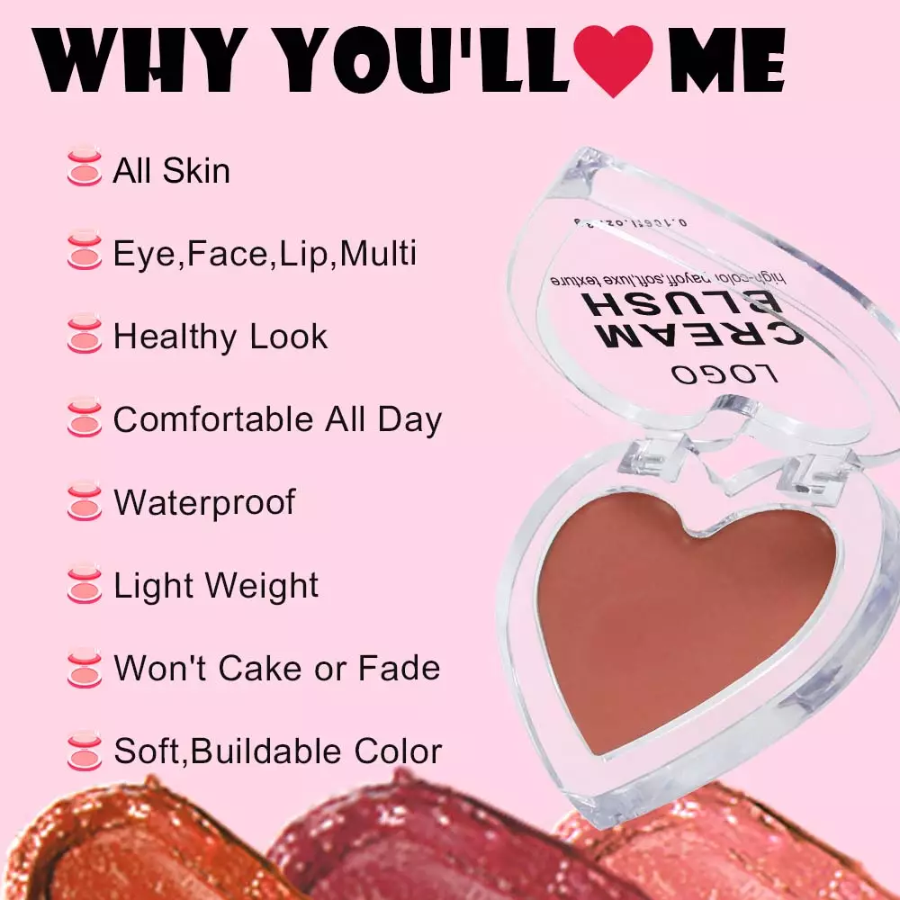  Heart Cream Blush Manufacturer