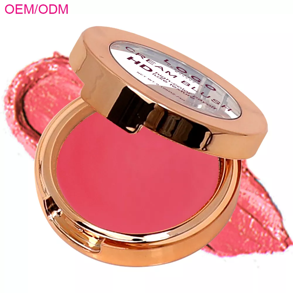 Face Color Cosmetics Cream Golden Blush Makeup Manufacturer