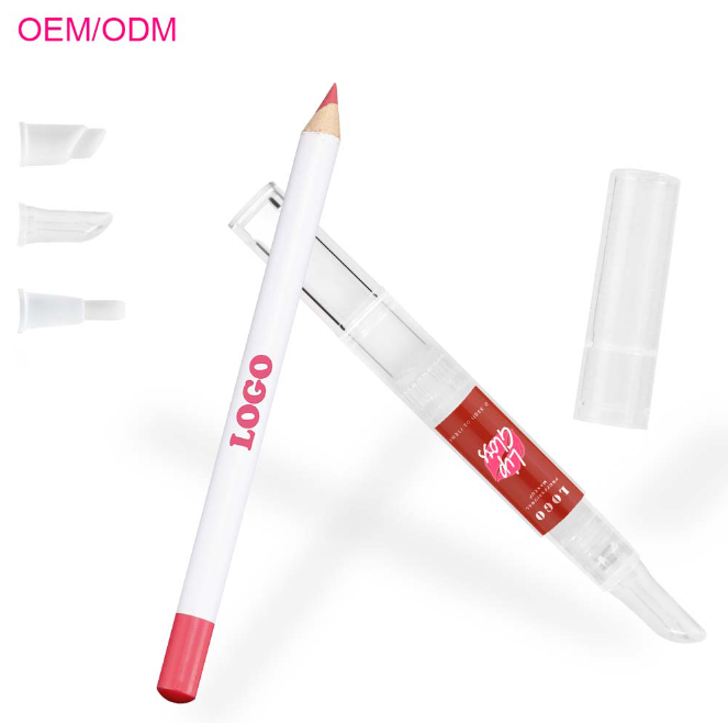 Natural Shades 2 In 1 Lip Gloss with Lip Liner Set Supplier