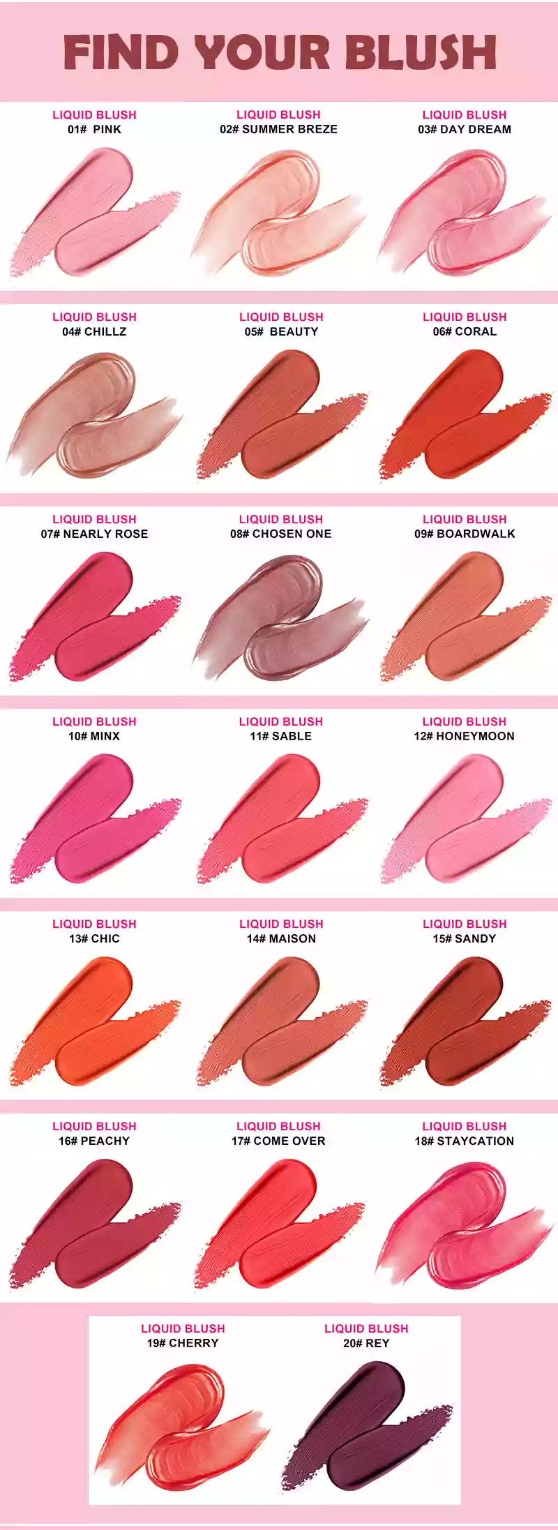 Liquid Blush Makeup Supplier