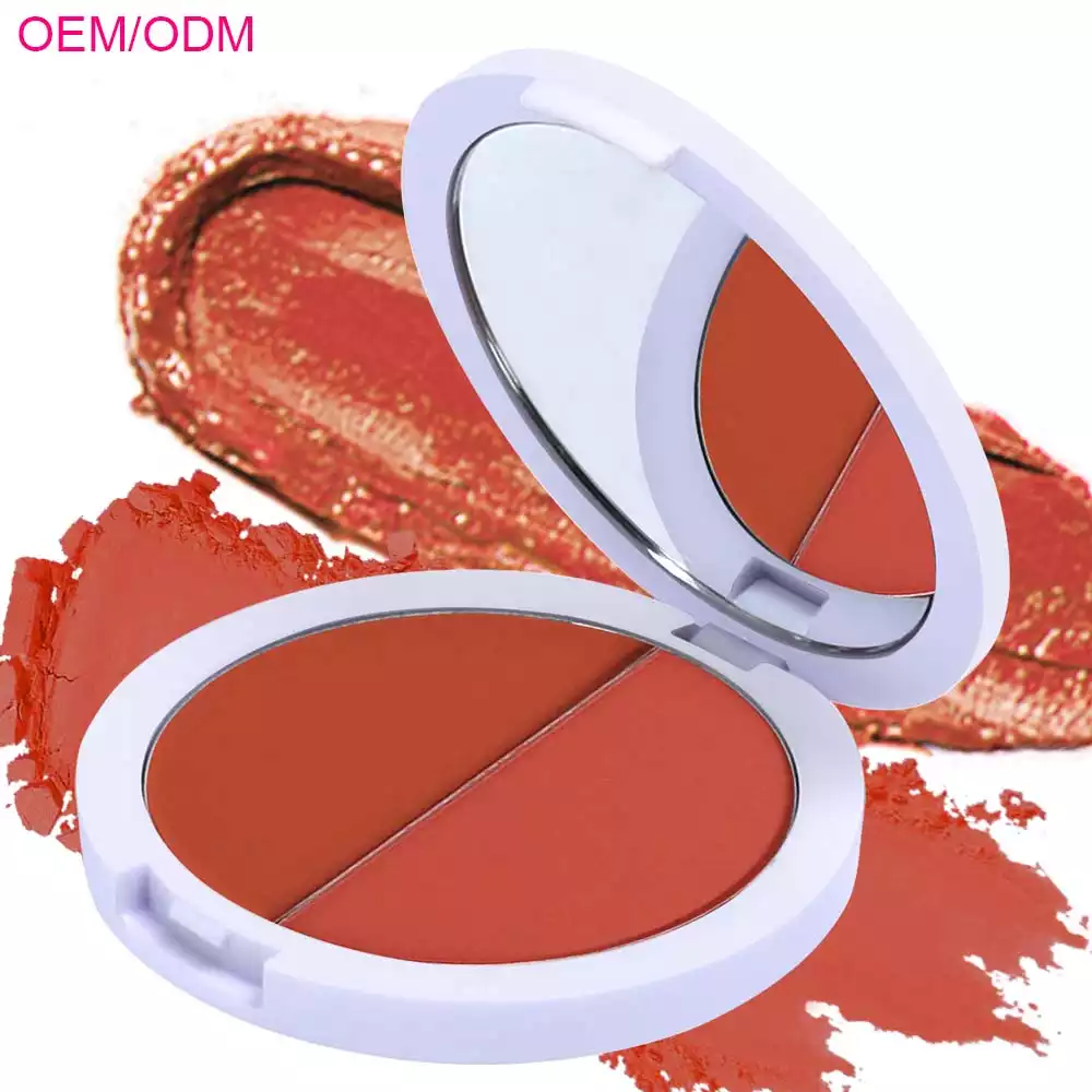 Long Lasting Vegan Cream to Powder Duo Palette Factory 