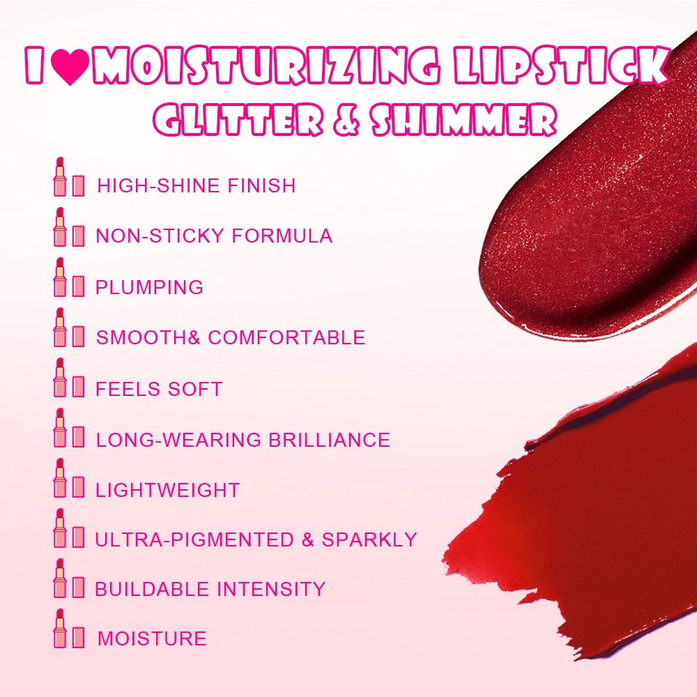 Glitter & Moisturizing Lipstick Supplier