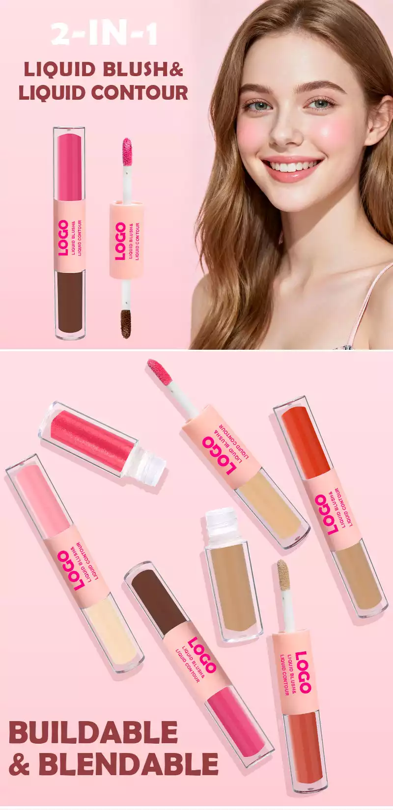 Blush Contour Duo Makeup Factory