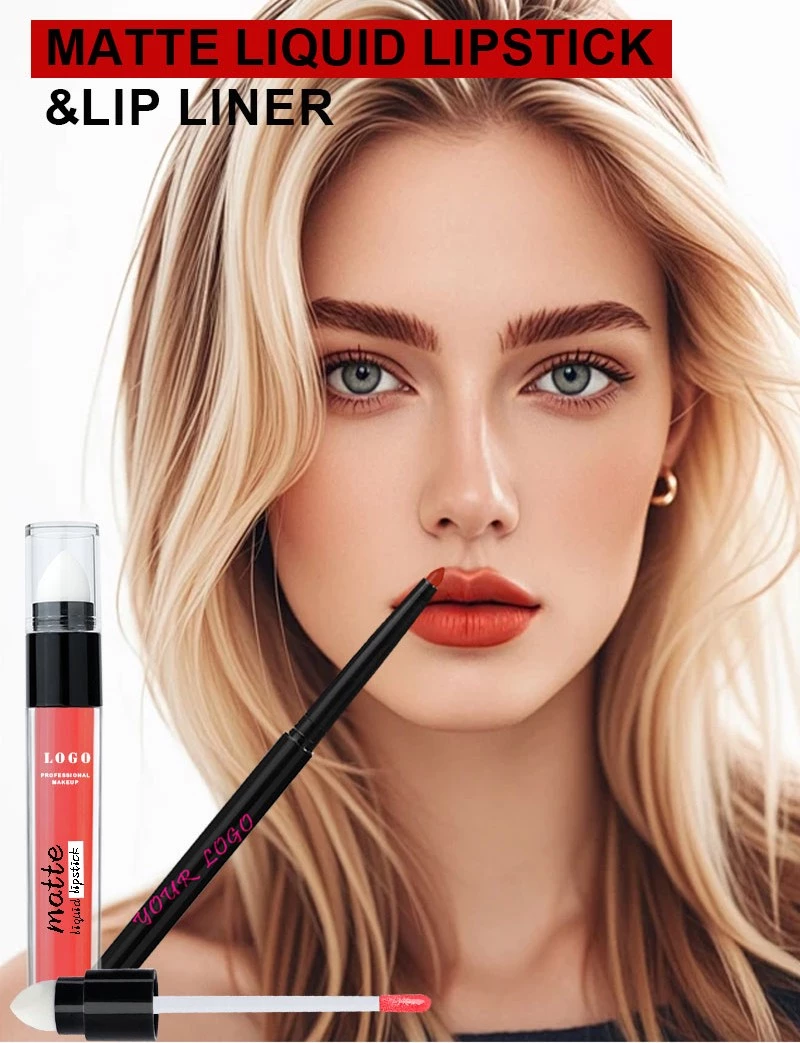 Lip kit liquid lipostick & Lip liner factory