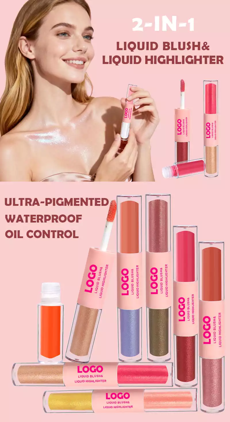 Liquid Blush & Highlighter Double Makeup Manufacturer