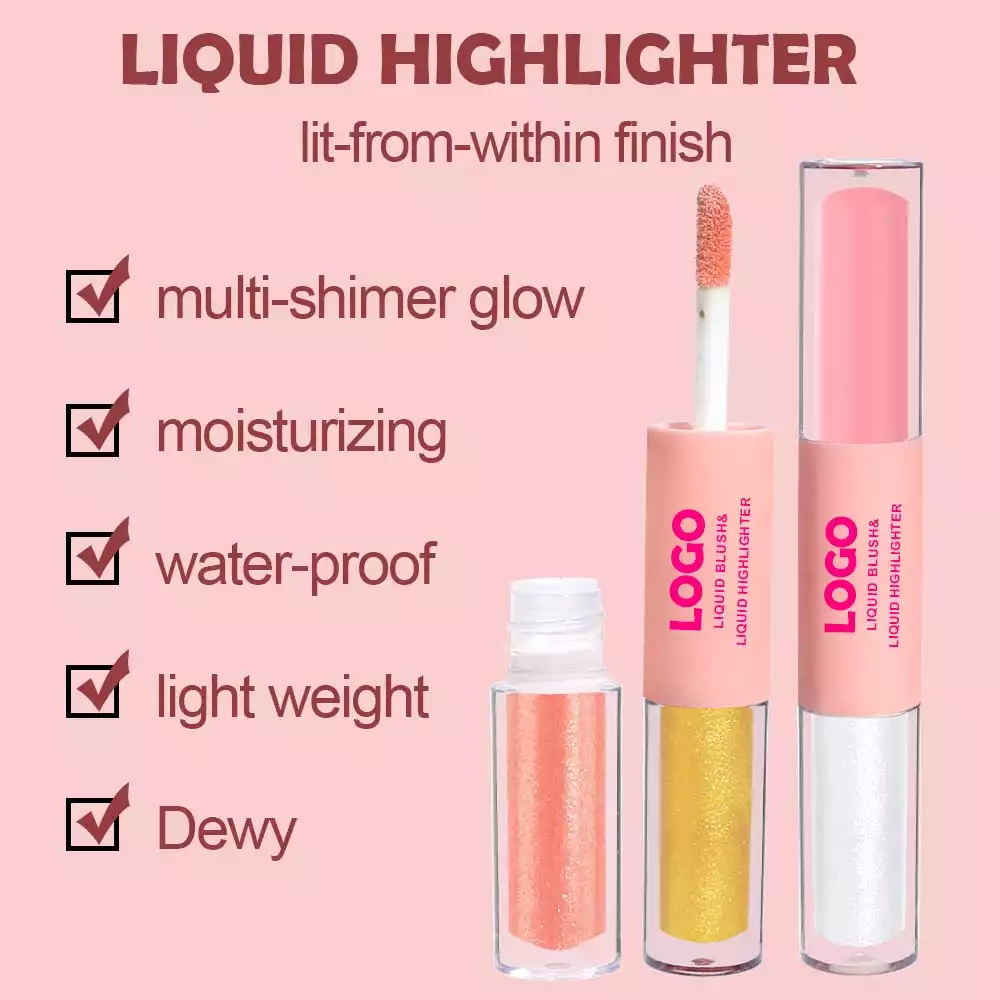 Liquid Blush & Highlighter Double Makeup Manufacturer