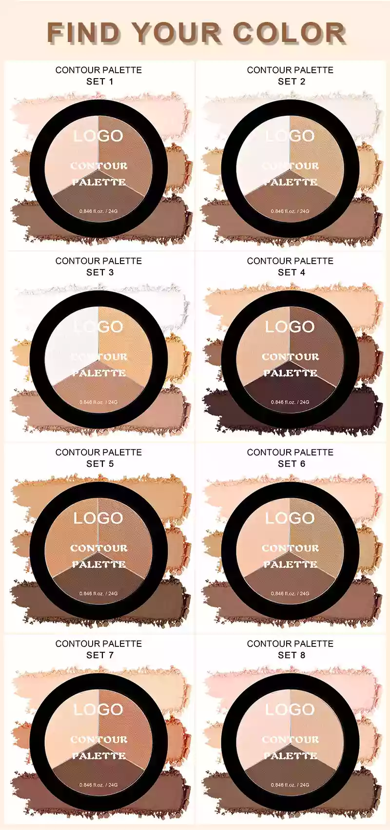 Powder Contour Palette Factory in China