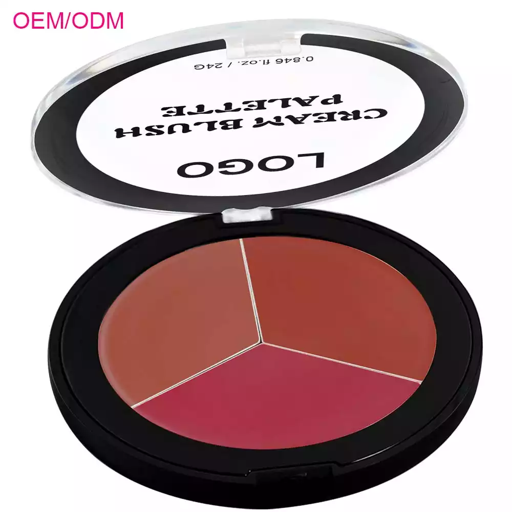 3 in 1 Cream Blusher Palette Factory