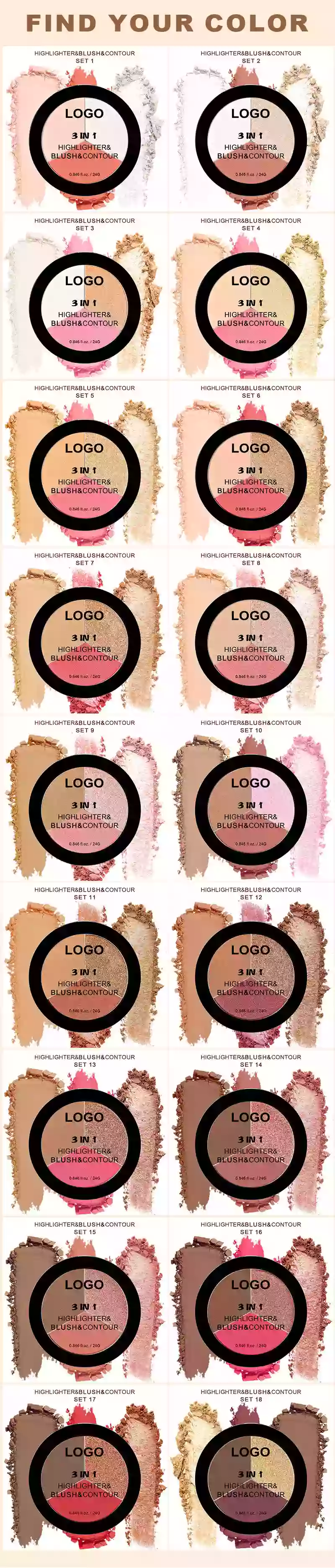 Facial Powder Palette Manufacturer