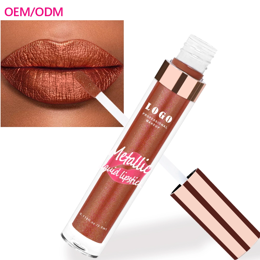 New Arrival Long Lasting Metallic Liquid Lipstick Vegan Factory