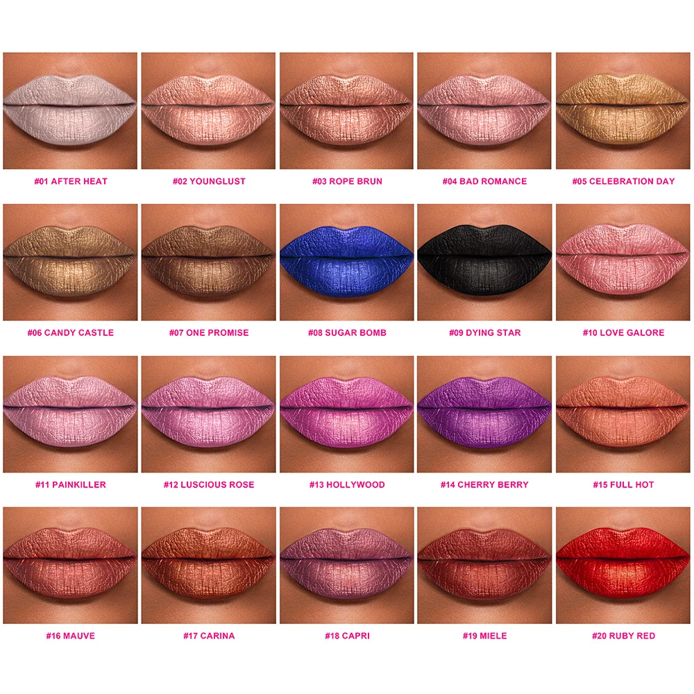 Metallic liquid lipstick factory